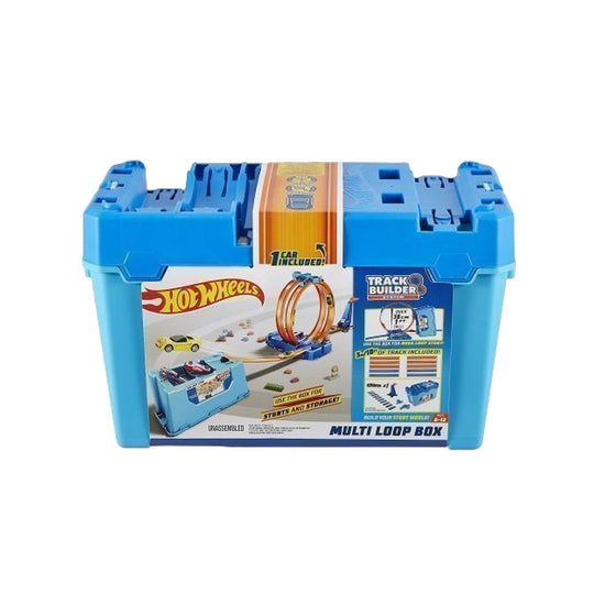 Thùng phụ kiện phức hợp Hot Wheels xanh HOT WHEELS FLK89