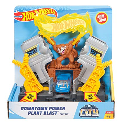 Nhà máy điện trung tâm Hot Wheels City HOT WHEELS FRH28
