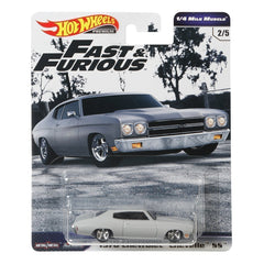 Siêu xe Fast & Furious 1970 CHEVELLE SS (GREY) HOT WHEELS GBW75
