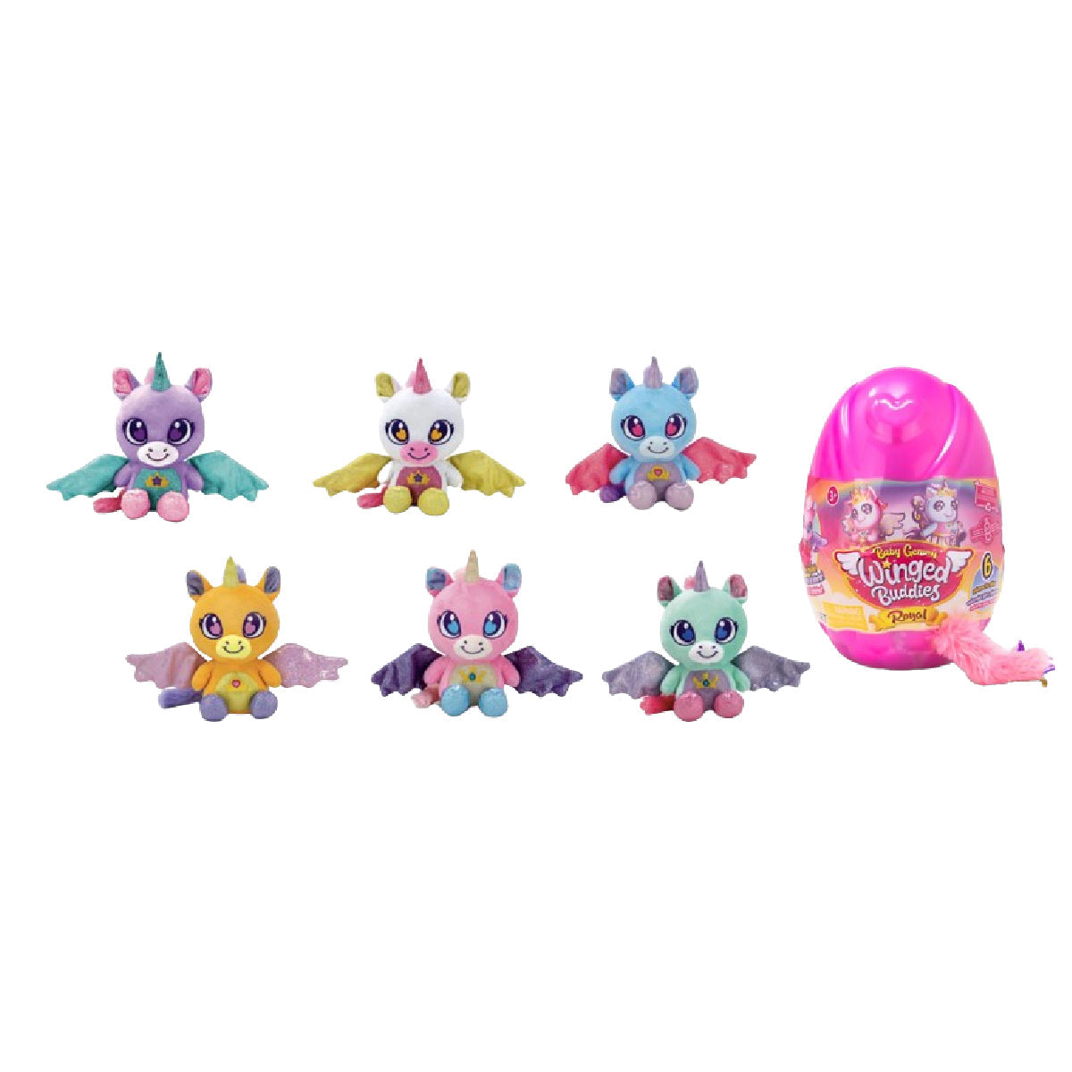Đồ Chơi Thú Cưng Quả Trứng Baby Gemmy - Kỳ Lân Mini Plush Toy GD046D1