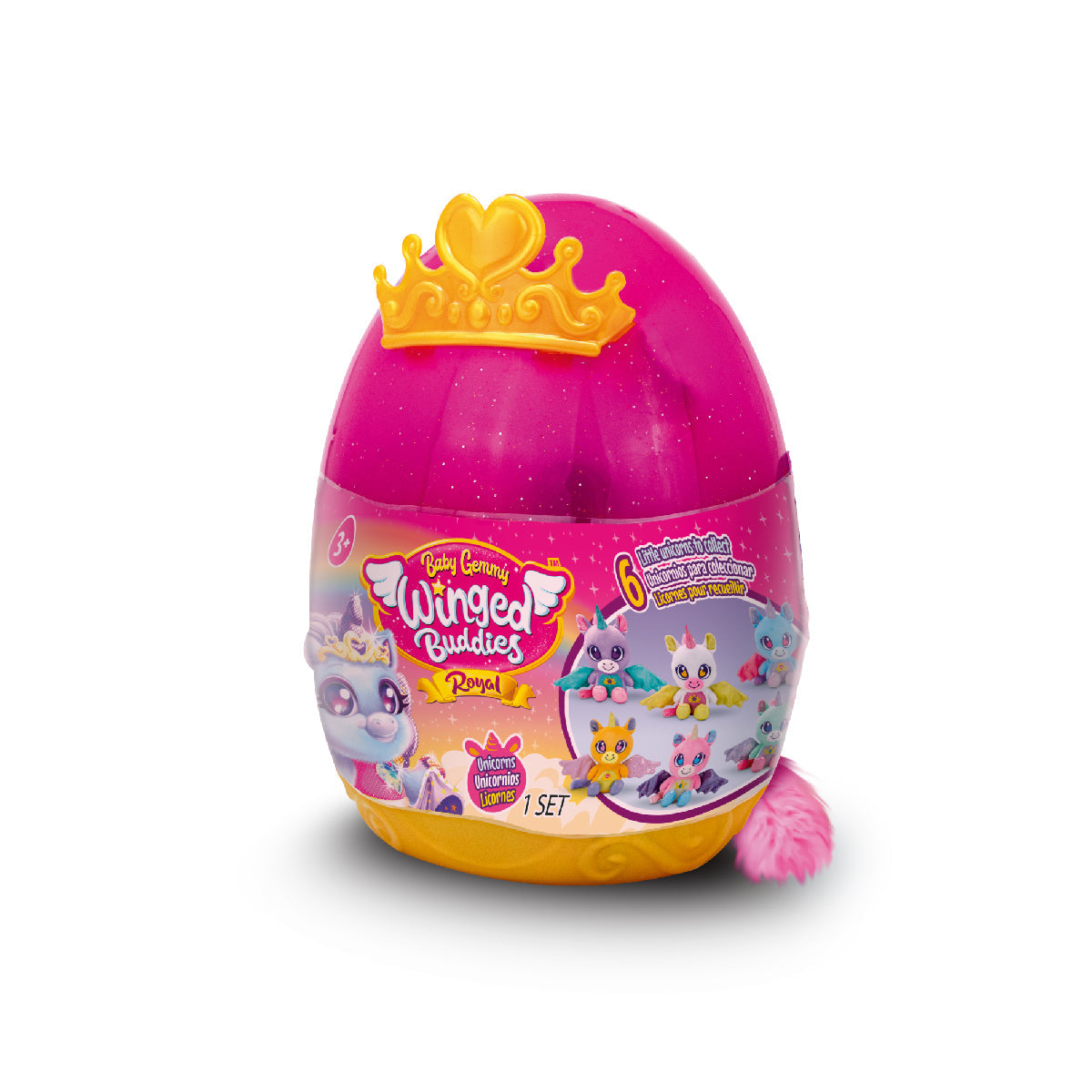 Đồ Chơi Thú Cưng Quả Trứng Baby Gemmy - Kỳ Lân Mini Plush Toy GD046D1