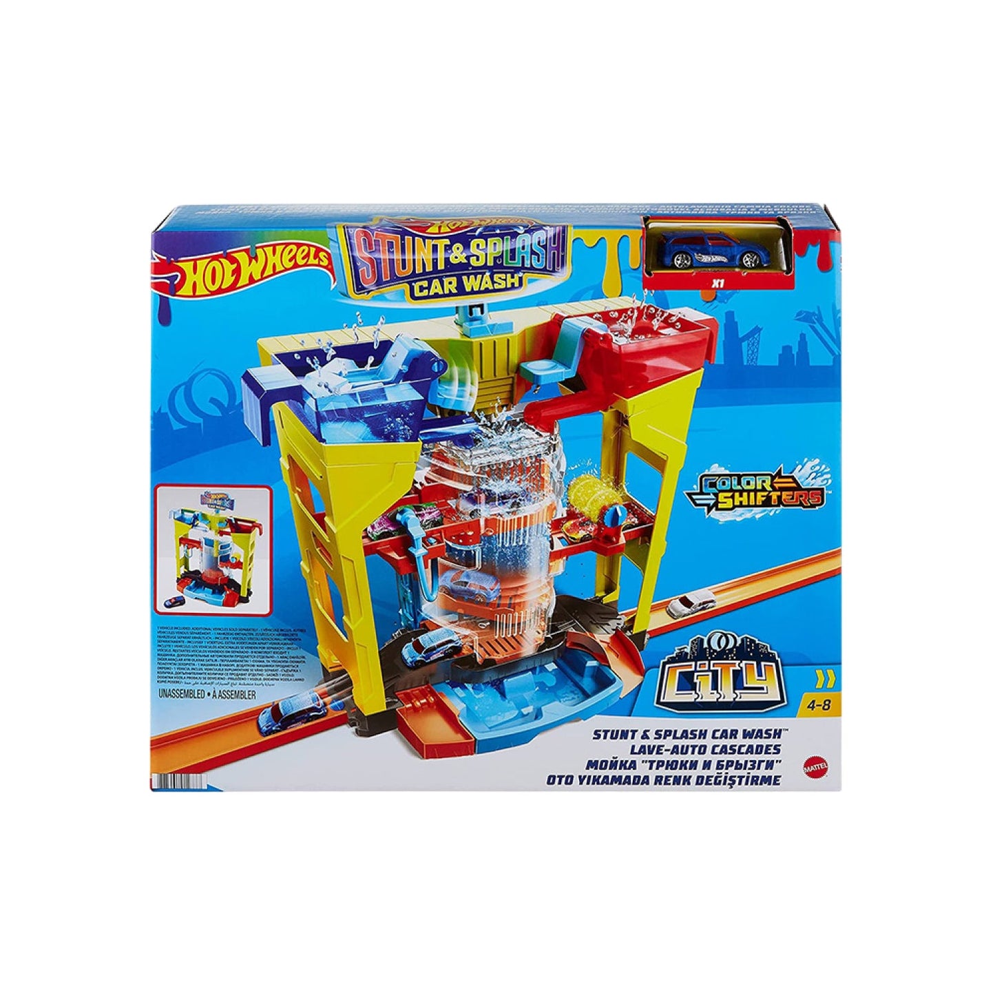 Trạm Rửa Xe Trên Không Hot Wheels HOT WHEELS GRW37