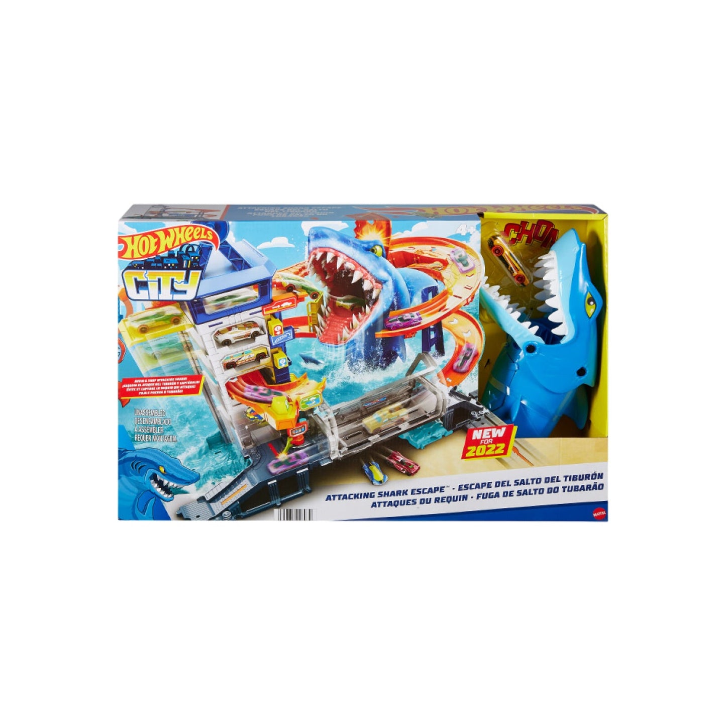 Mô hình Hot Wheels cá mập tấn công HOT WHEELS HDP06