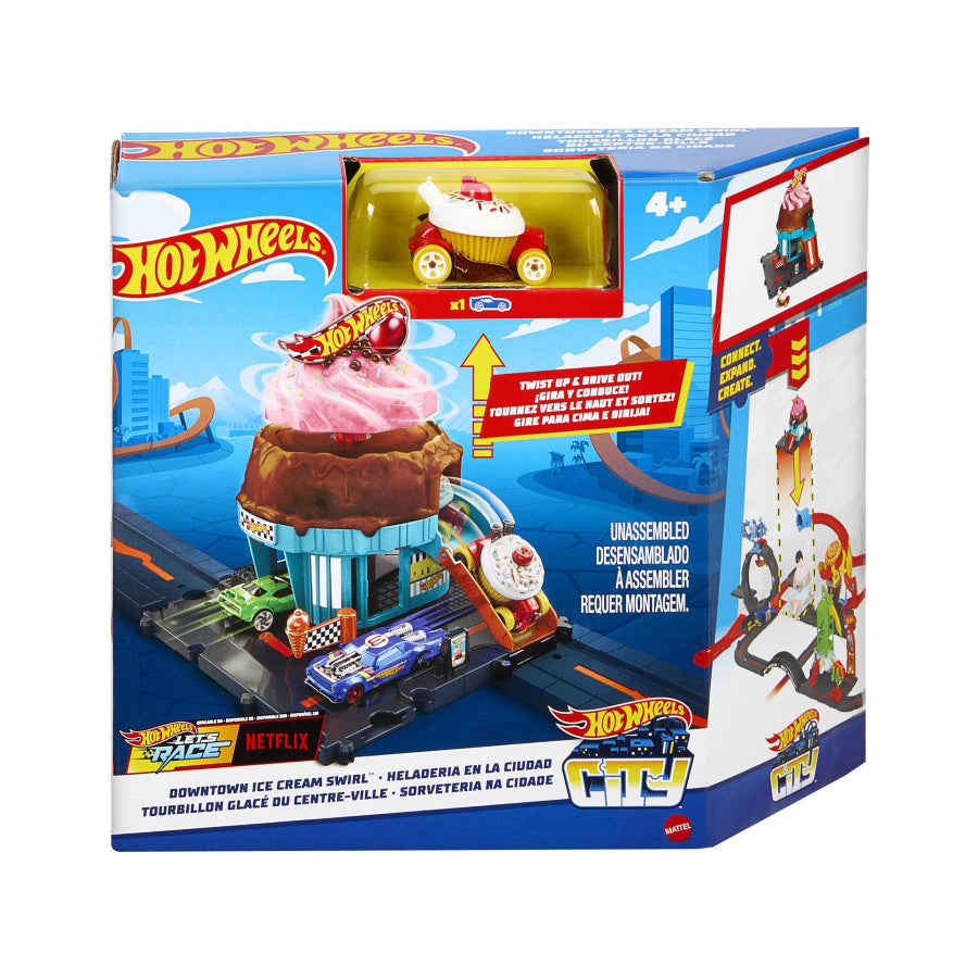 Tiệm Bán Kem Pink Chocolate Hot Wheels City HOT WHEELS HDR24