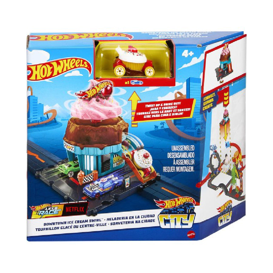 Tiệm Bán Kem Pink Chocolate Hot Wheels City HOT WHEELS HDR24