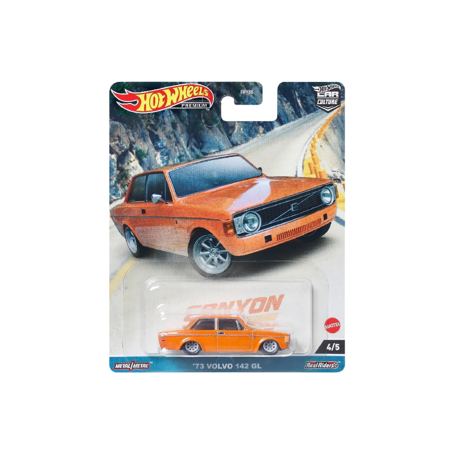 Siêu xe sang trọng 74 VOLVO 142 GL HOT WHEELS FPY86