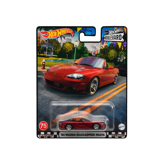 Siêu xe BOULEVARD 03 MAZDA MAZDASPEED MIATA HOT WHEELS GJT68