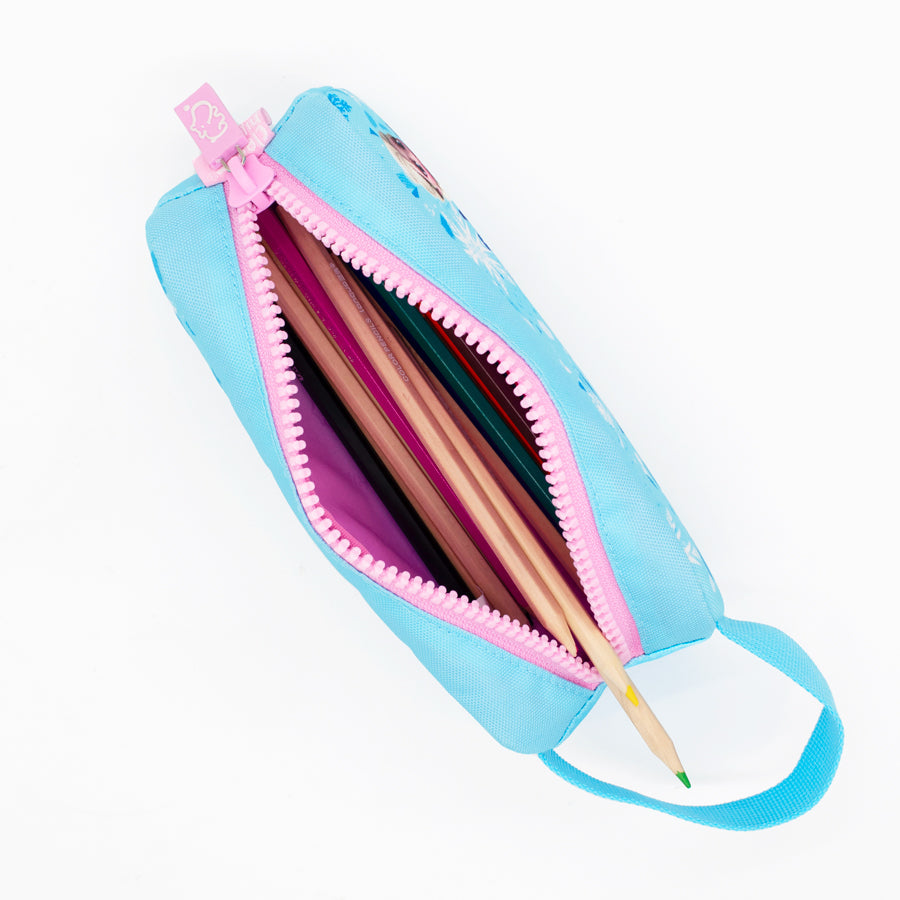 Bóp viết Classic Nữ hoàng Elsa Xanh CLEVERHIPPO HLF0101