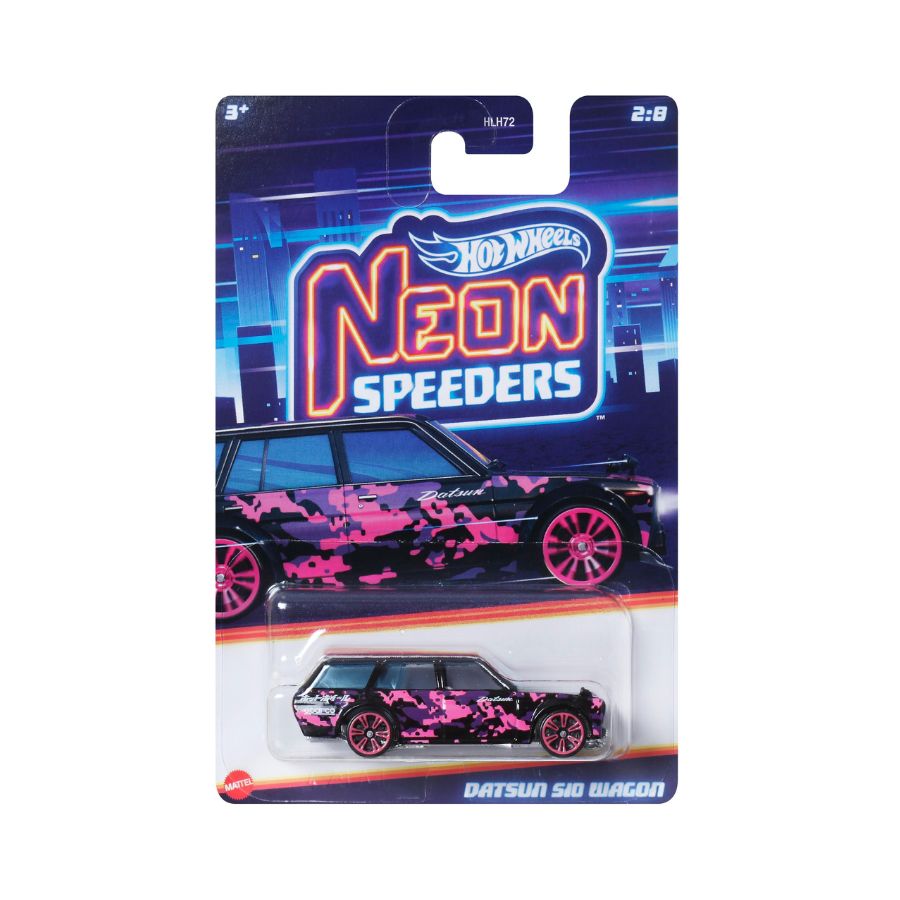 Siêu xe Neon Speeders - DATSUN BLUEBIRD WAGON (510) HOT WHEELS HLH72