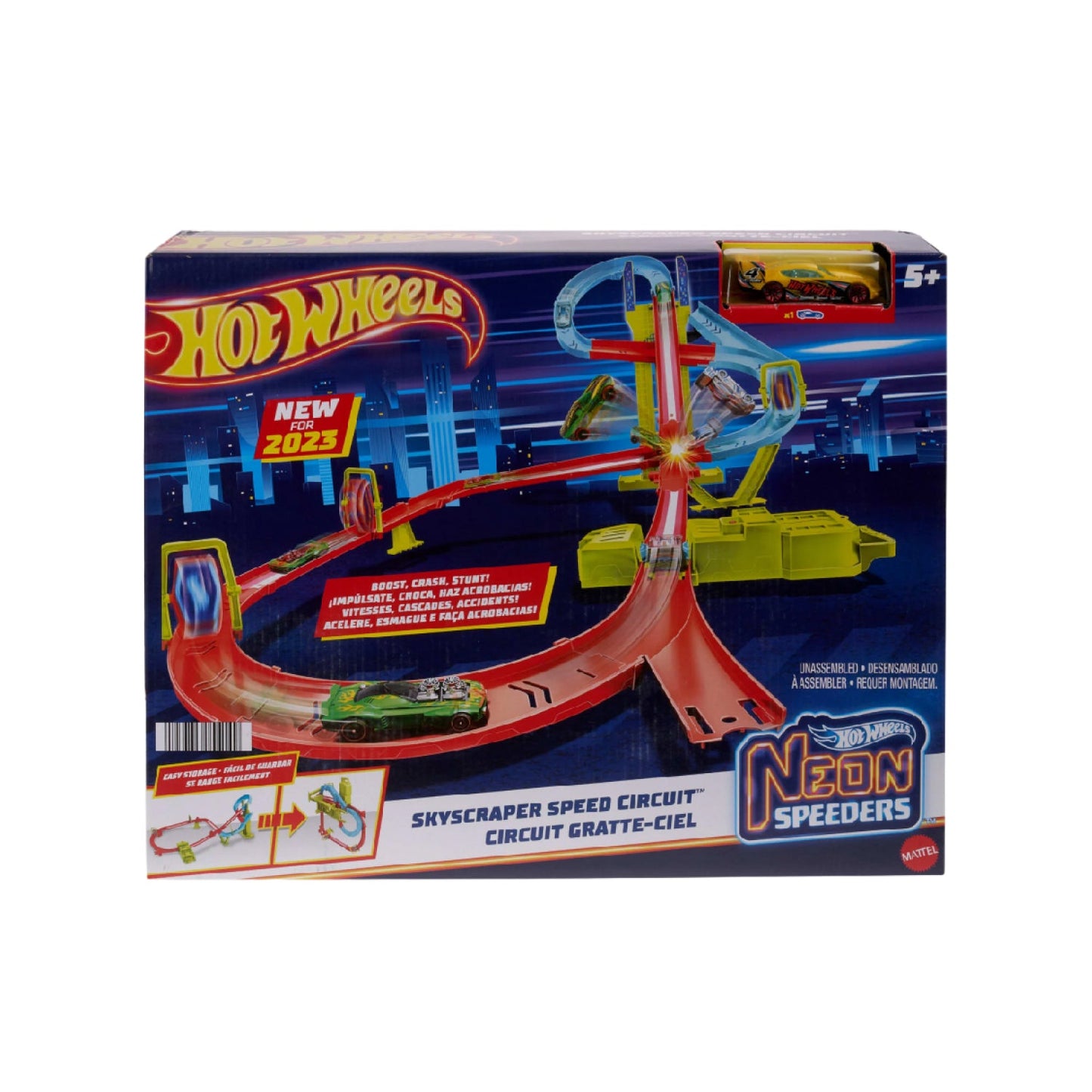 Đường Đua Chọc Trời Hot Wheels Neon Speeders HOT WHEELS HPC07