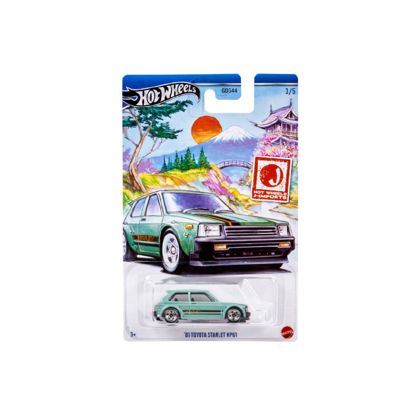 Siêu xe thể thao 81 TOYOTA STARLET KP61 HOT WHEELS HWR57