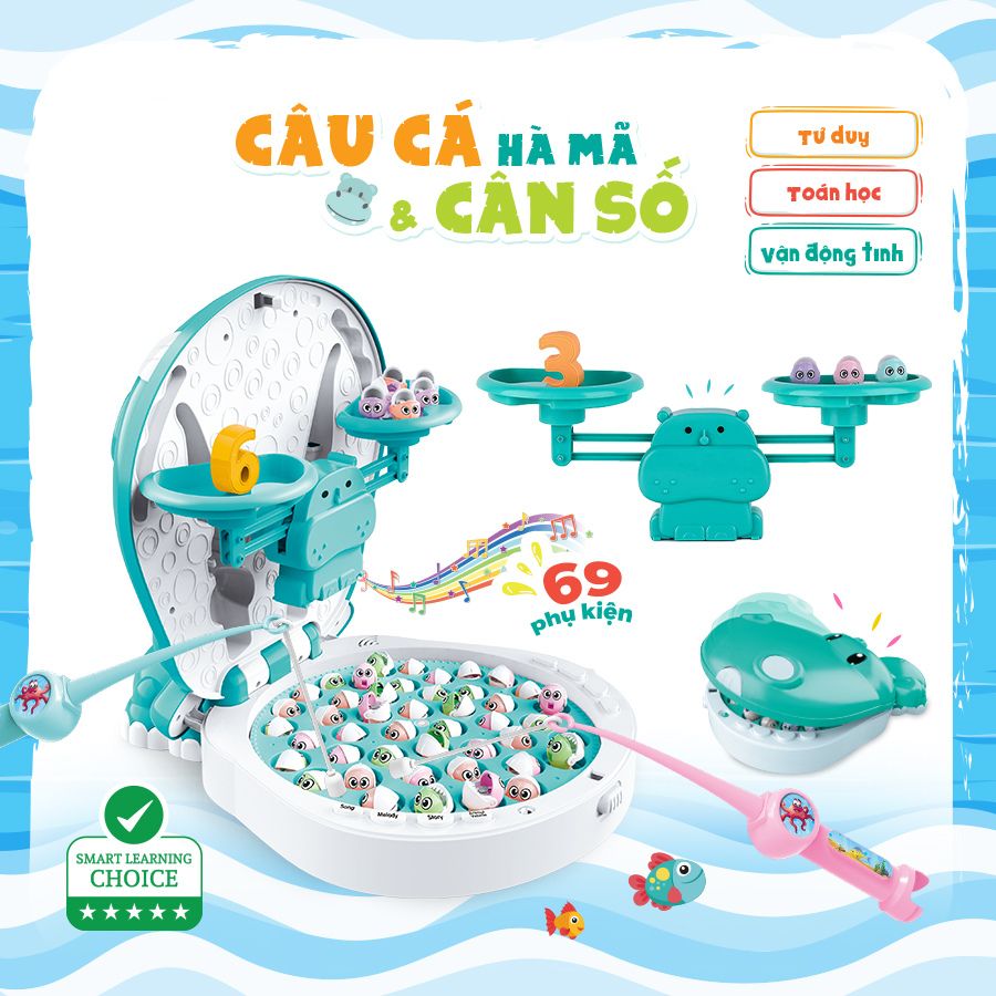 Đồ Chơi Câu Cá - Hà Mã Vui Học PEEK A BOO PAB026
