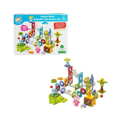 Đồ chơi STEAM xếp hình nam châm động vật 104 chi tiết PEEK A BOO PAB045
