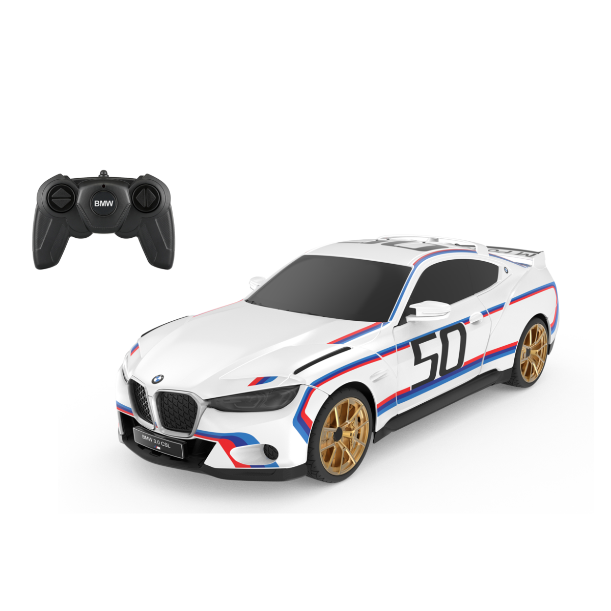 Xe Điều Khiển 1:24 Bmw 3.0 Csl Trắng Rastar R92900