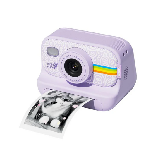 Máy Chụp Ảnh Lấy Liền Đen Sành Điệu Tím COOLKIDS S9