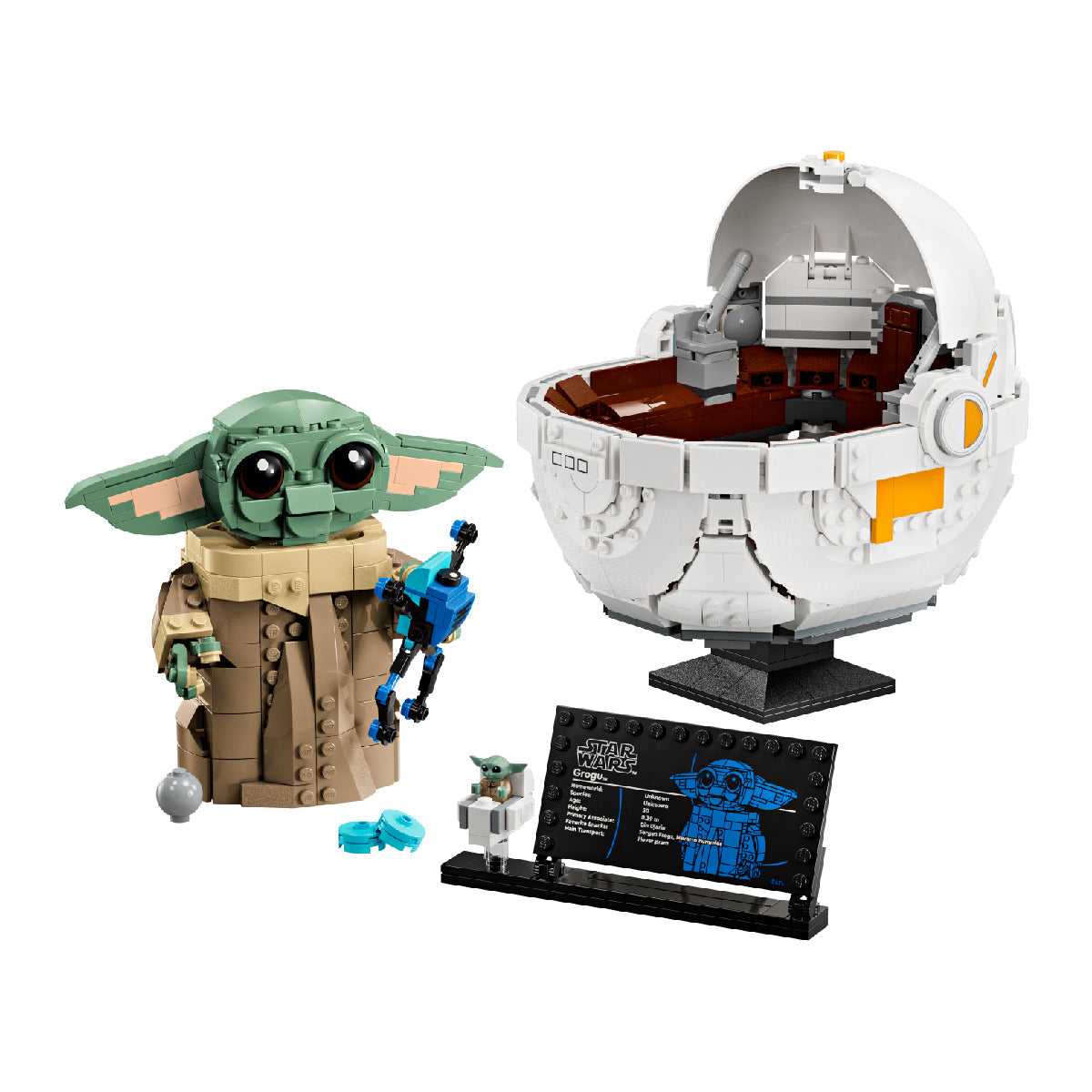 Đồ Chơi Lắp Ráp Grogu Và Xe Nôi Bay LEGO STAR WARS 75403