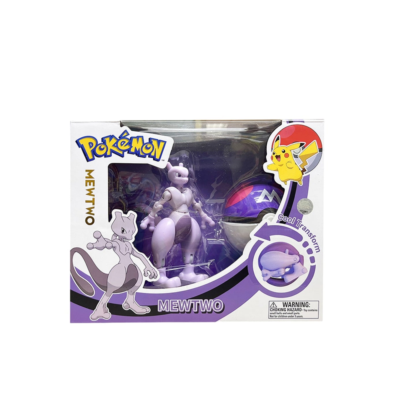 Đồ chơi trẻ em Bóng Pokemon biến hình: Mewtwo POKEMON TOYS ZC8905E