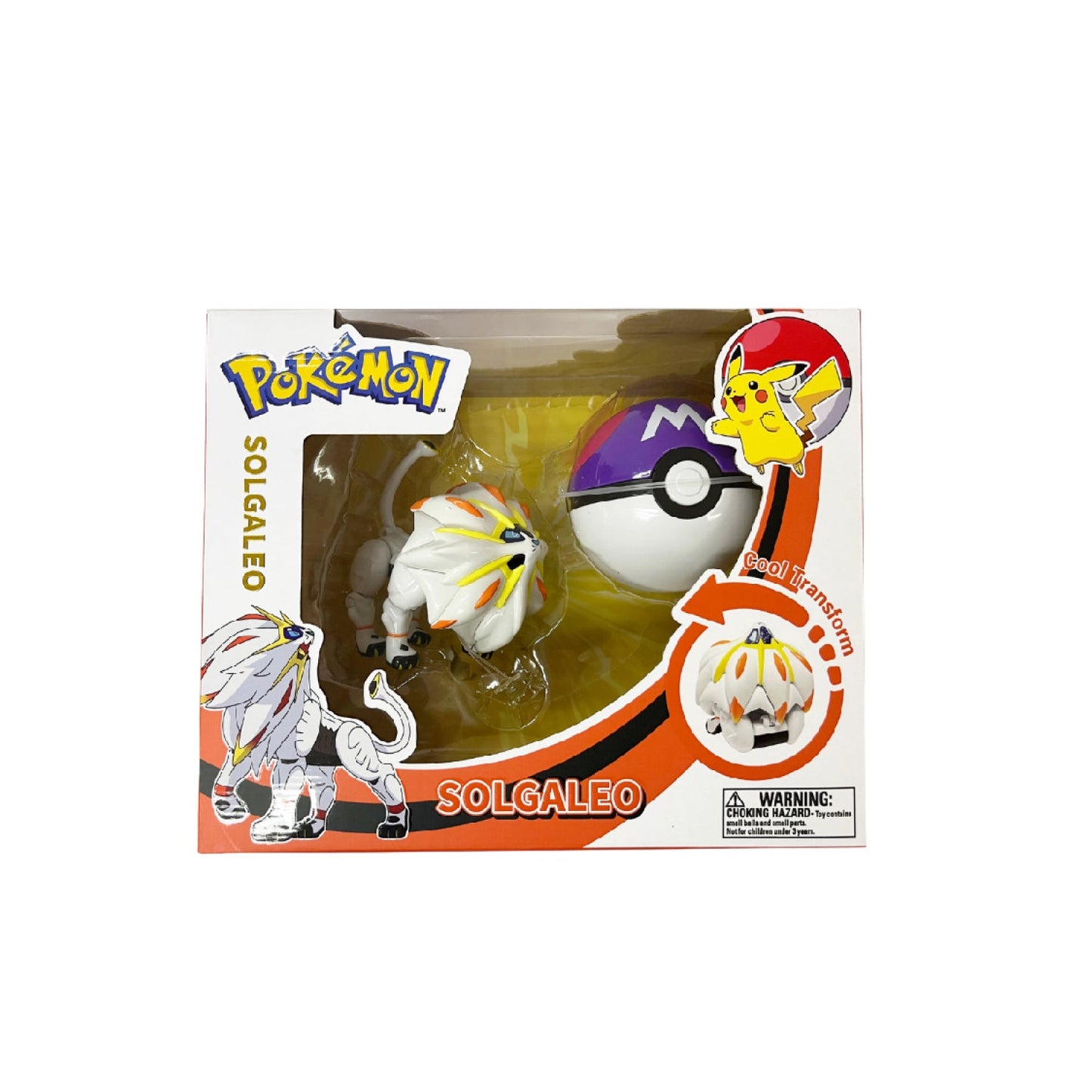 Đồ Chơi Trẻ Em Bóng Pokemon Biến Hình: Sư Tử Huyền Thoại Solgaleo POKEMON TOYS ZC8912E