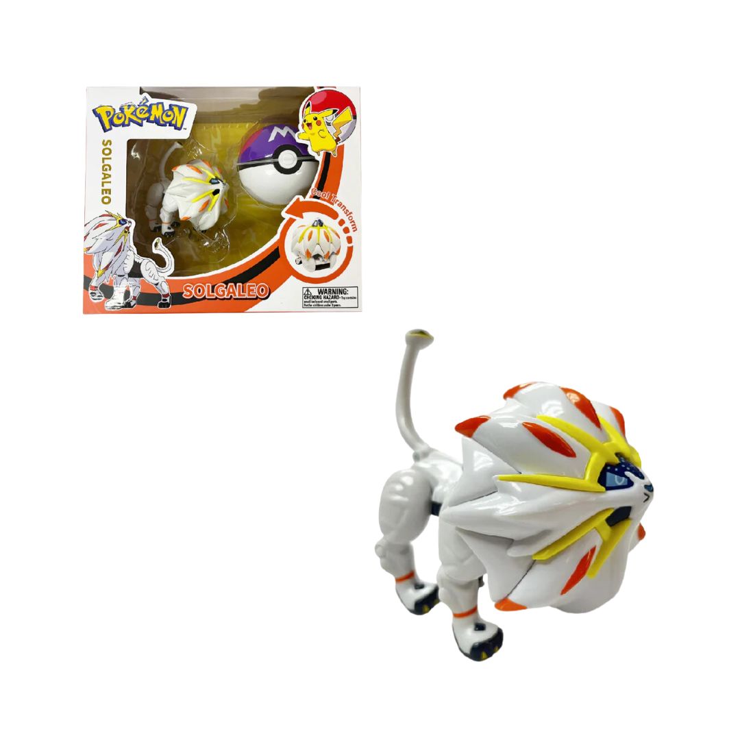 Đồ Chơi Trẻ Em Bóng Pokemon Biến Hình: Sư Tử Huyền Thoại Solgaleo POKEMON TOYS ZC8912E