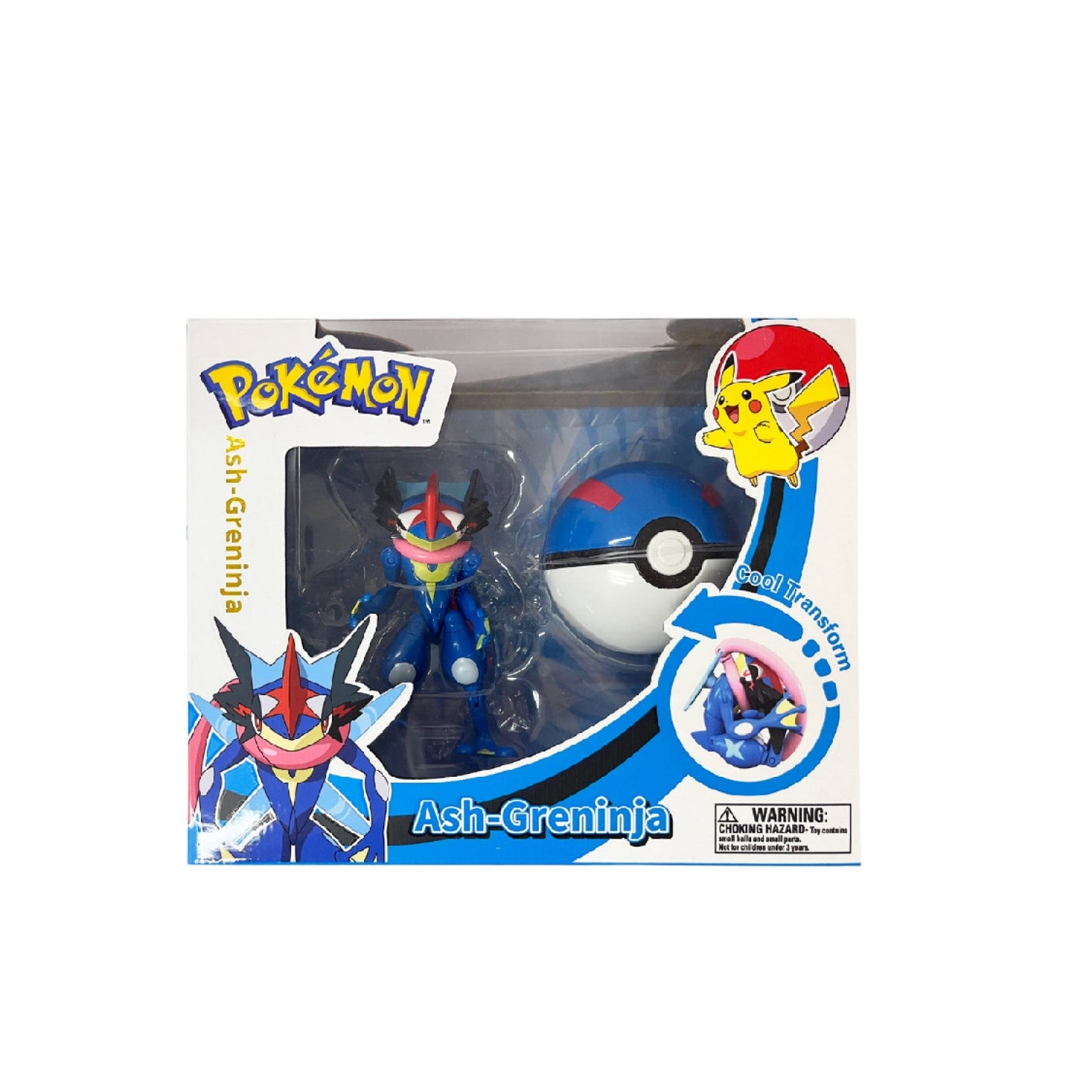 Đồ Chơi Trẻ Em Bóng Pokemon Biến Hình: Ếch Ninja Greninja POKEMON TOYS ZC8918E