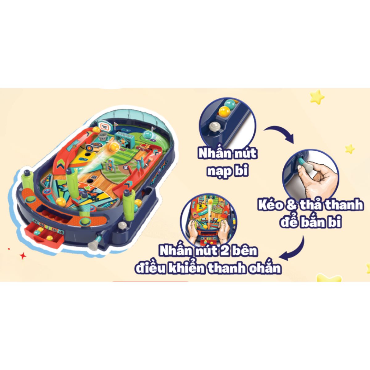 Bàn chơi thể thao đa năng 6 trong 1 CHAMPION GAMES ZY2008