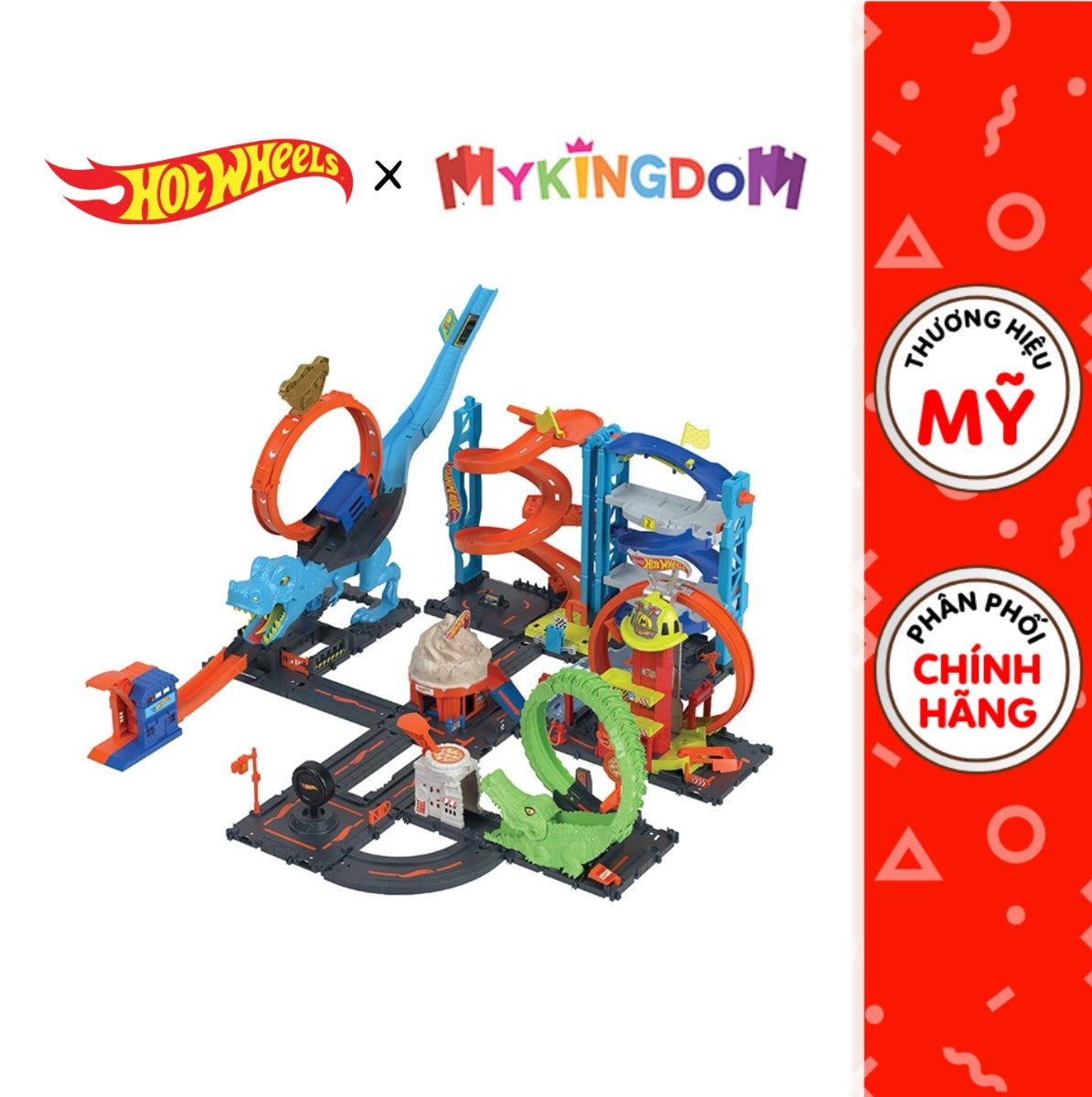Tháp Đua Biến Hình Hot Wheels City HOT WHEELS HKX43