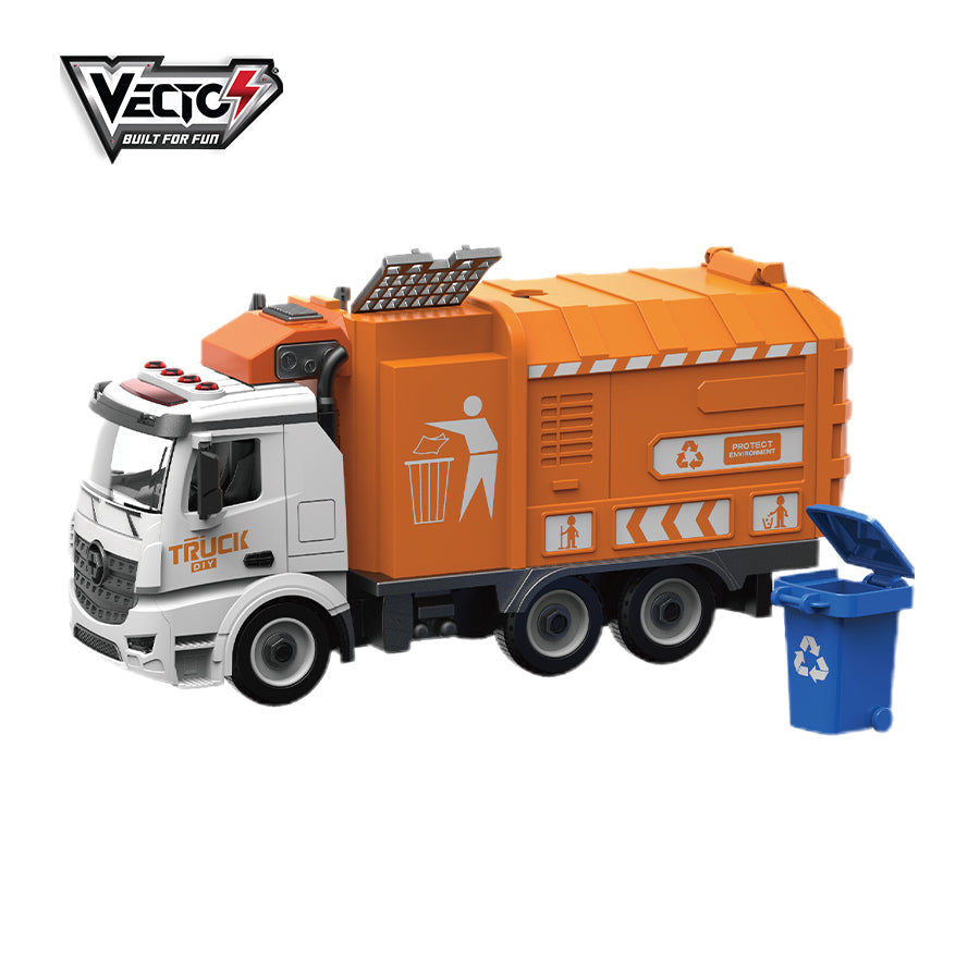 Đồ chơi lắp ráp VECTO DIY Xe thu gom rác VECTO VT9082A