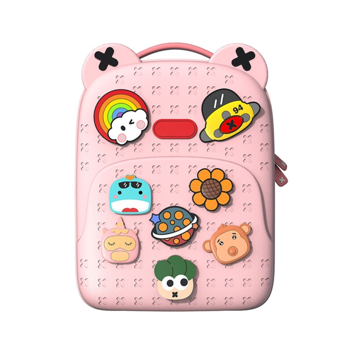 Ba Lô Đi Học, Đi Chơi Kèm Charm KOOOL Hồng KBP16/Pink