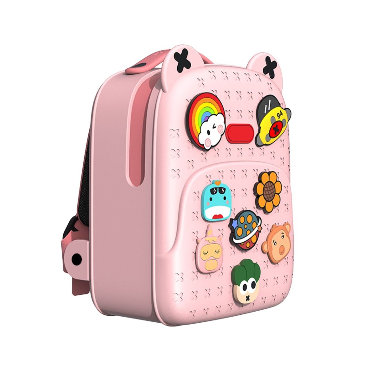 Ba Lô Đi Học, Đi Chơi Kèm Charm KOOOL Hồng KBP16/Pink