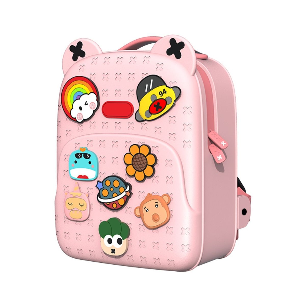 Ba Lô Đi Học, Đi Chơi Kèm Charm KOOOL Hồng KBP16/Pink