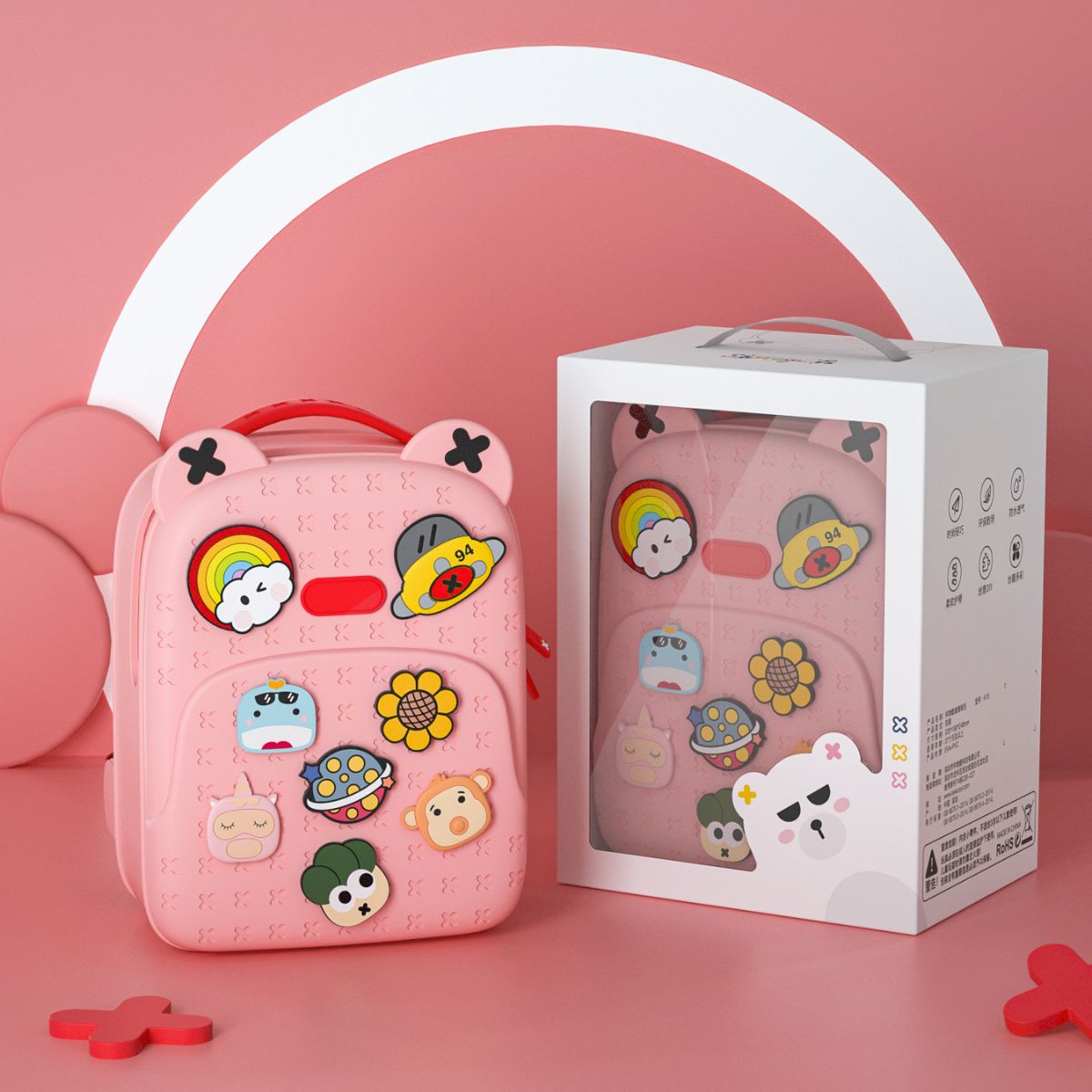 ba-lo-di-hoc-di-choi-kem-charm-koool-hong-kbp16-pink-06