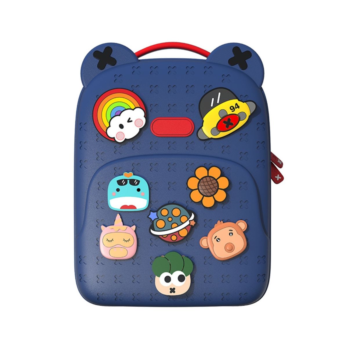 Ba Lô Đi Học, Đi Chơi Kèm Charm KOOOL Xanh Dương KBP16/Blue