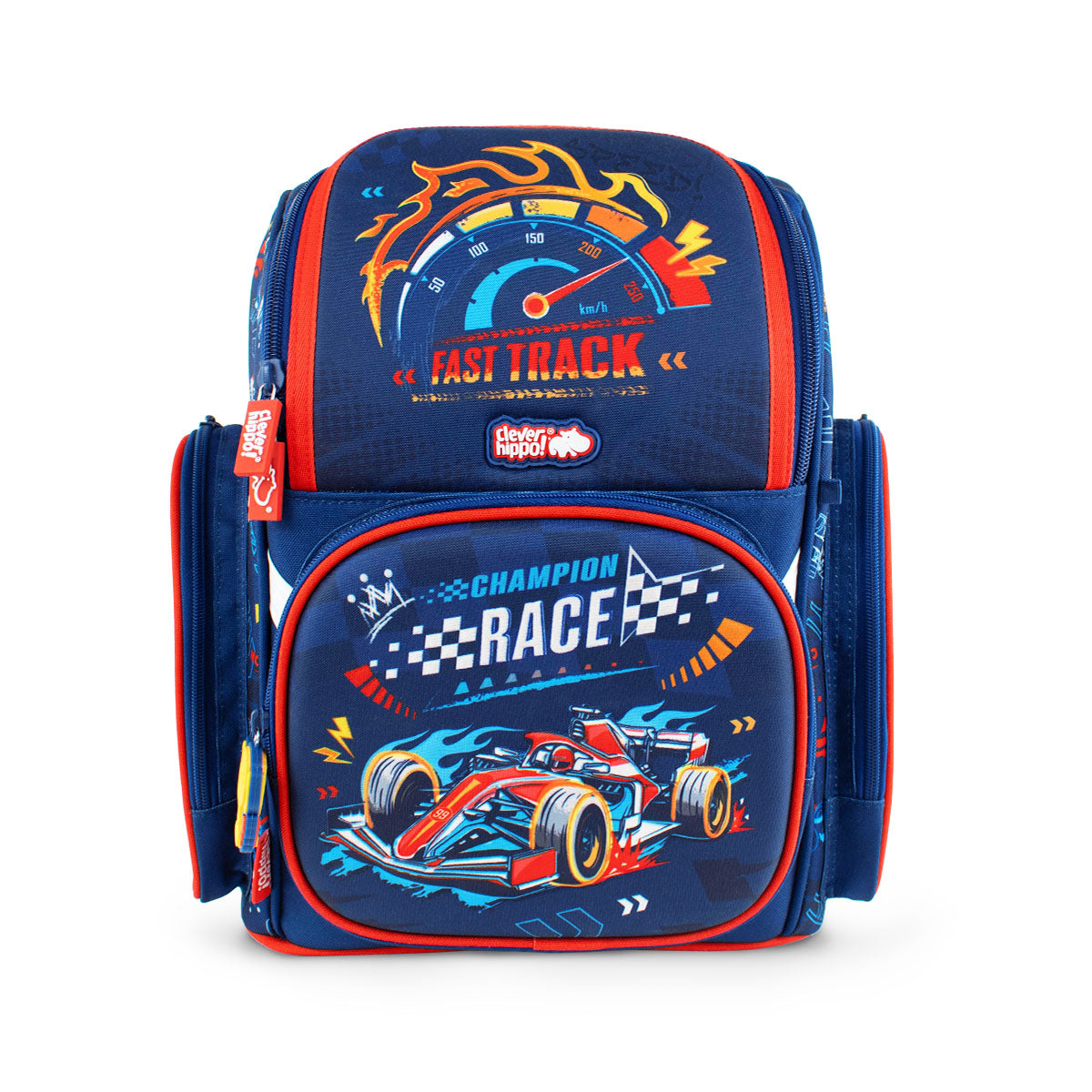 Ba Lô Đi Học Fancy S Champion Race - Dash Blue CLEVERHIPPO BC1110