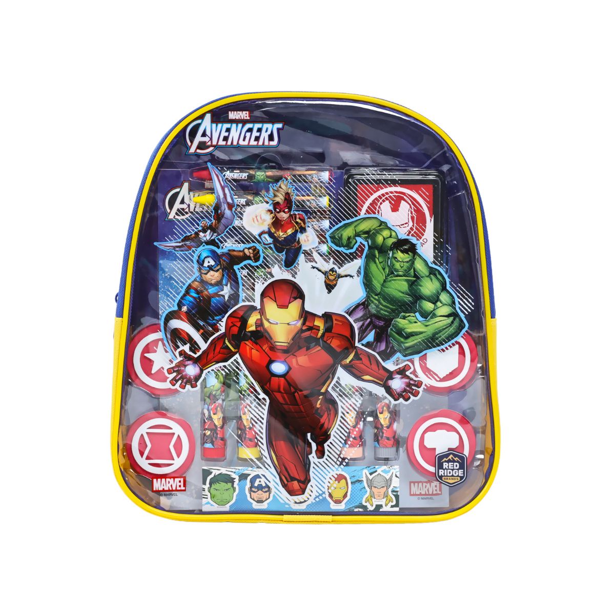 Ba Lô Đồ Chơi, Bút Màu Trang Trí Avengers RED RIDGE 100693