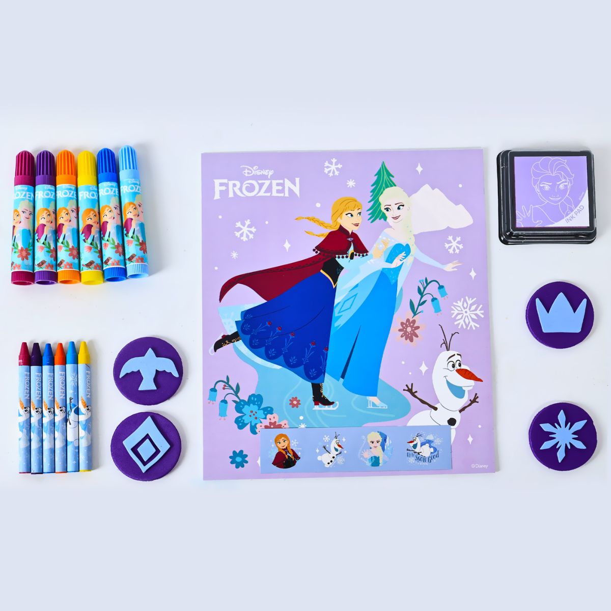 Ba Lô Đồ Chơi, Bút Màu Trang Trí Disney Frozen RED RIDGE 100691