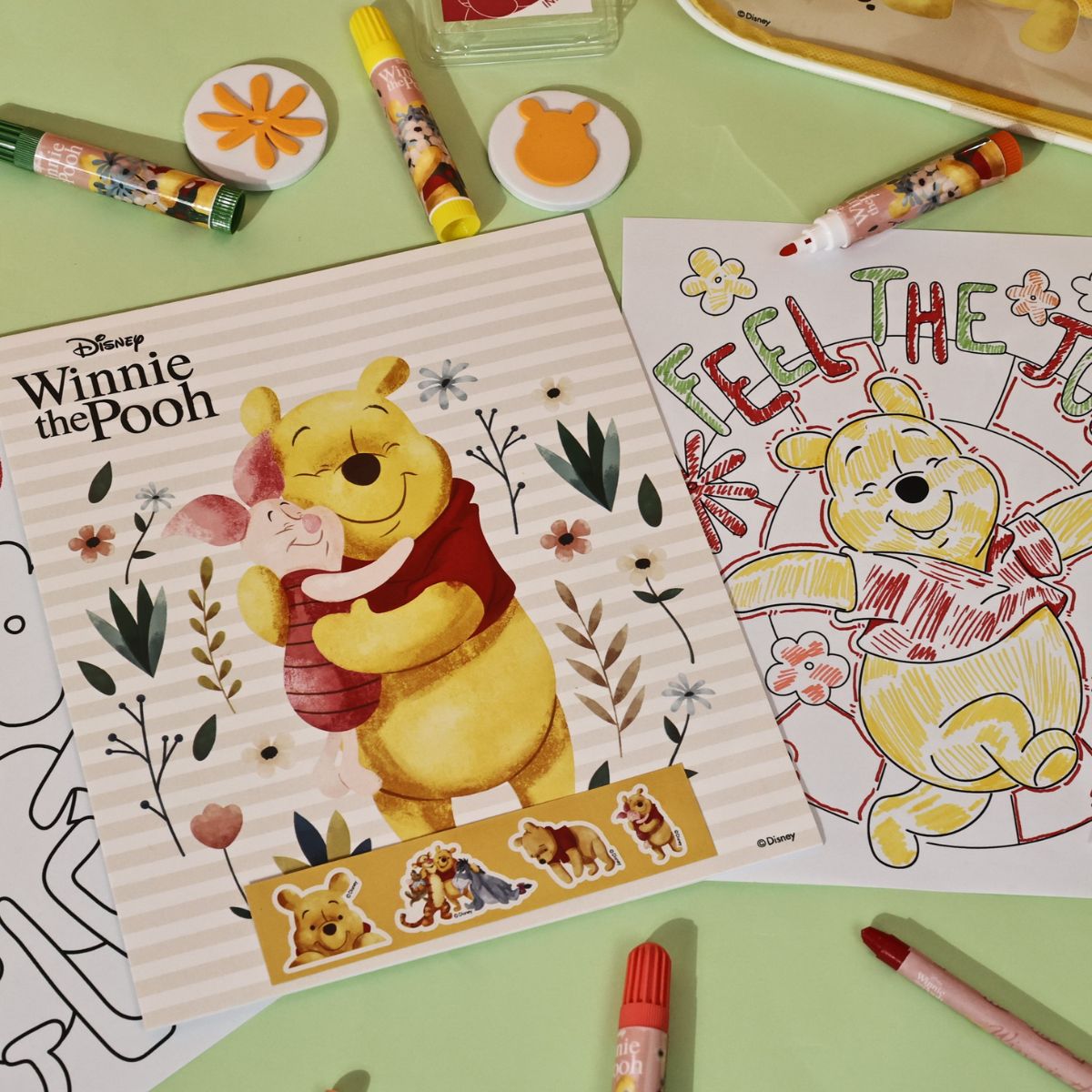 Ba Lô Đồ Chơi, Bút Màu Trang Trí Winnie The Pooh RED RIDGE 100692