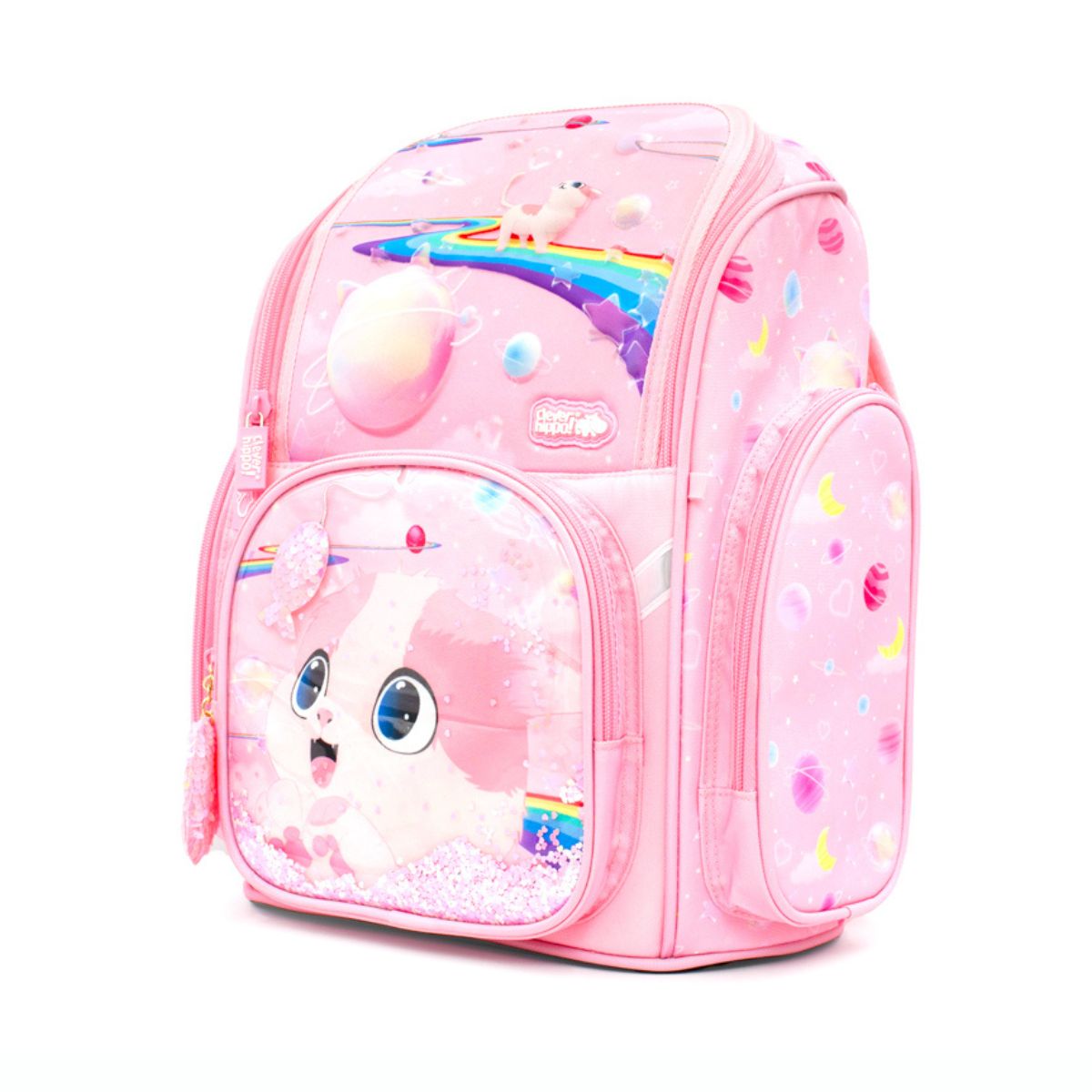 Ba Lô Đi Học Fancy Size S Kitty Pinky CLEVER HIPPO BK1108