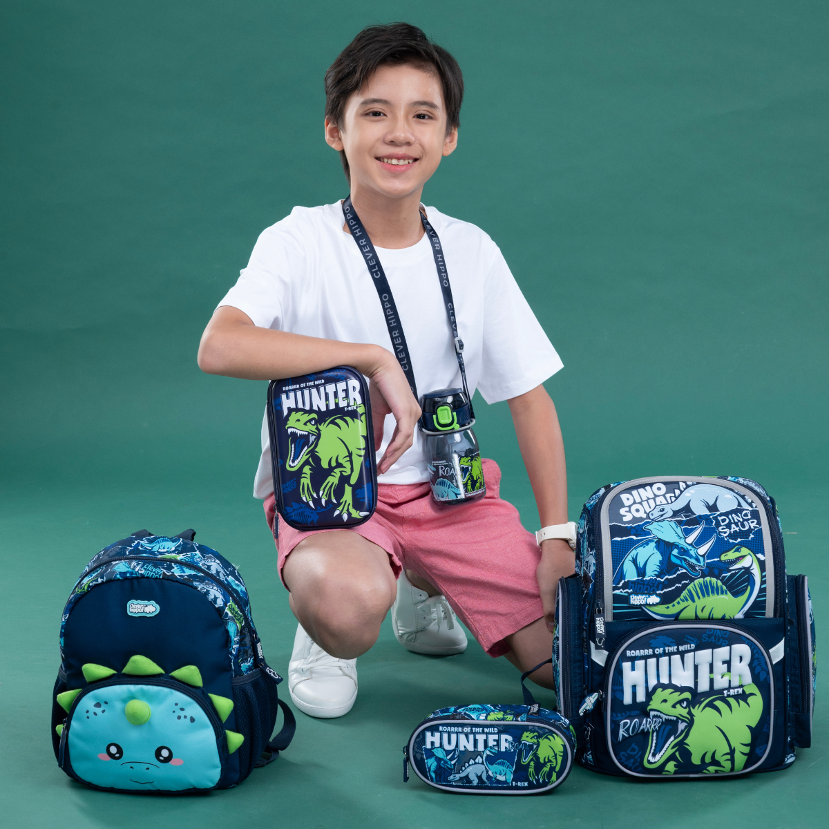 Balo Mẫu Giáo Mini Khủng Long Con Đáng Yêu CLEVER HIPPO BD4117