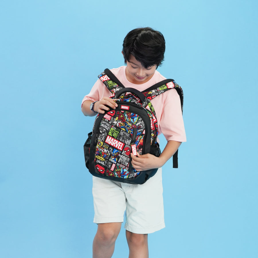 Ba lô Zipit Siêu anh hùng Marvel Đen CLEVERHIPPO BLM9207