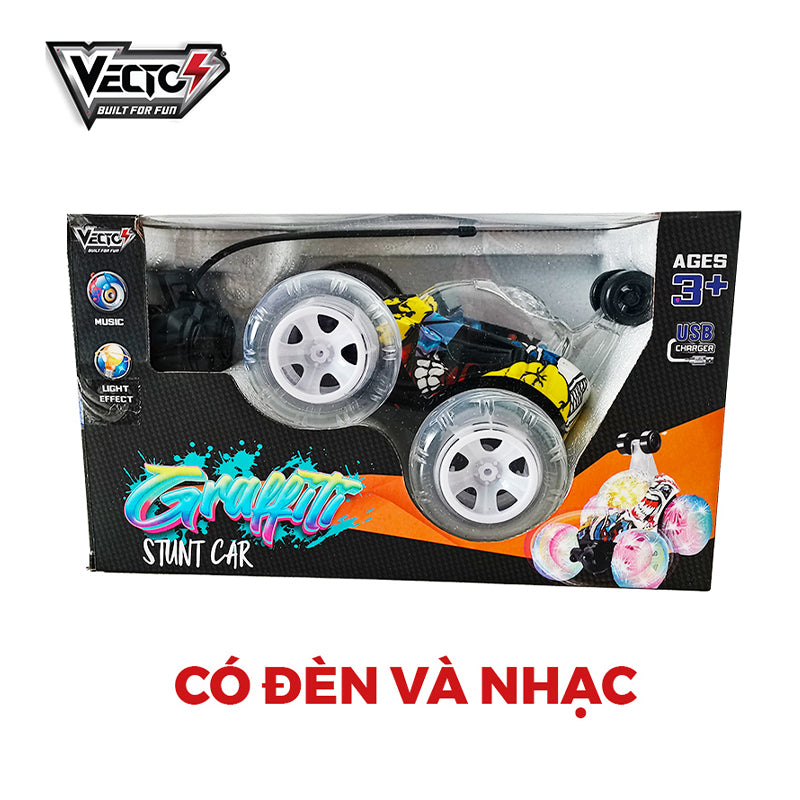 Đồ chơi xe graffiti quay đầu điều khiển từ xa VECTO VT95586