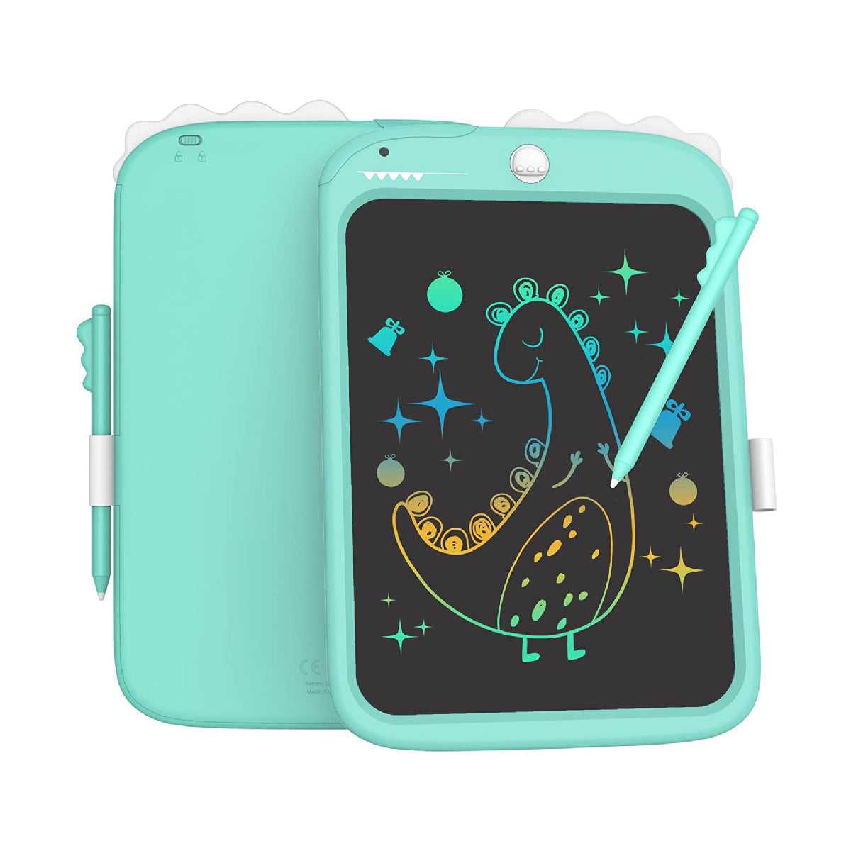 Bảng Vẽ Thông Minh Mực Đa Sắc 10" Khủng Long Xanh Pastel COOLKIDS K1006