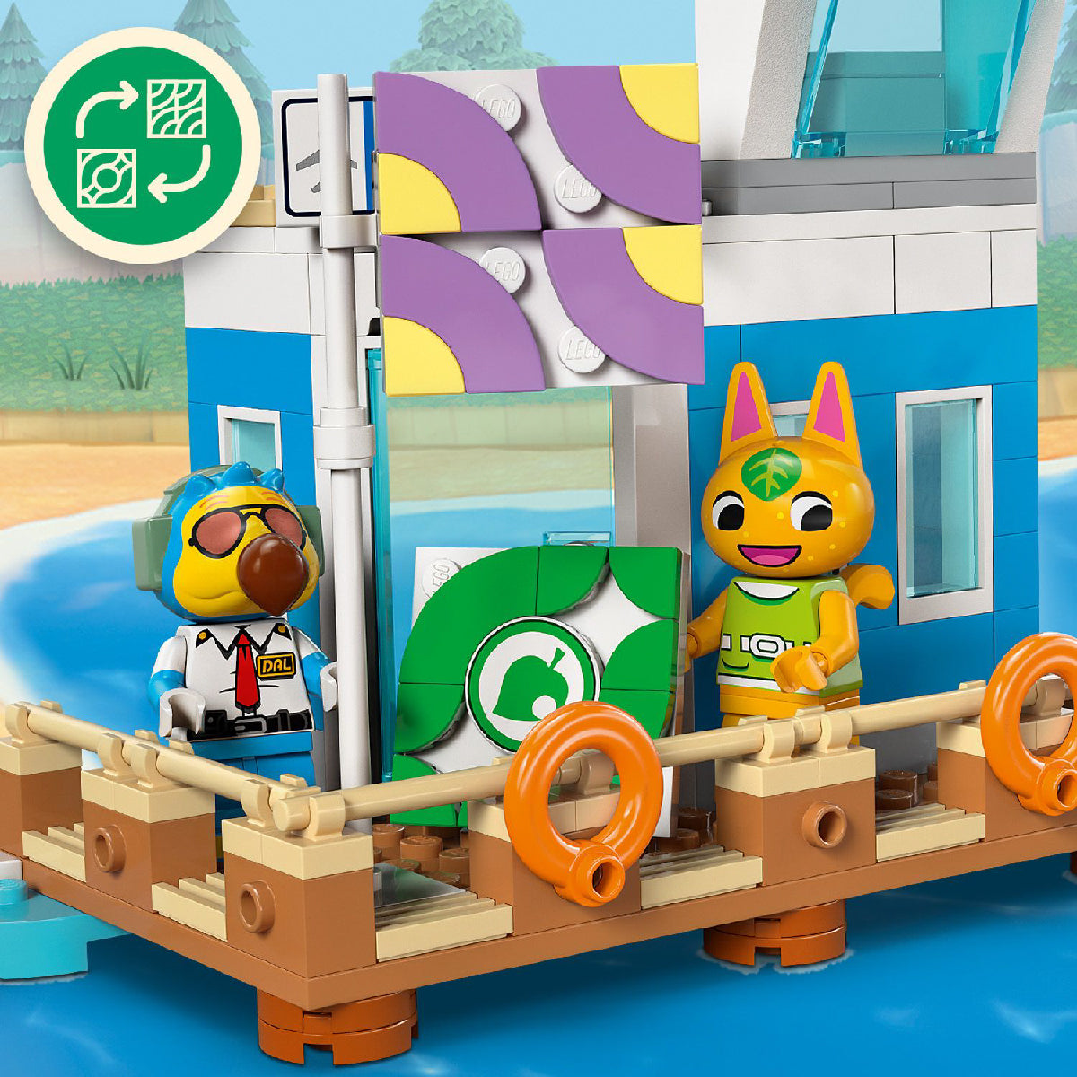 Đồ Chơi Lắp Ráp Bay Cùng Máy Bay Dodo LEGO ANIMAL CROSSING 77051 (292 chi tiết)