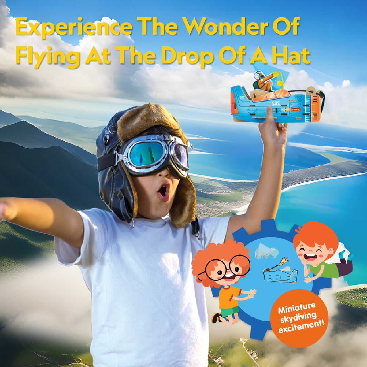 Bệ Phóng Dù Lượn Nat Geo STEAM DS1120h