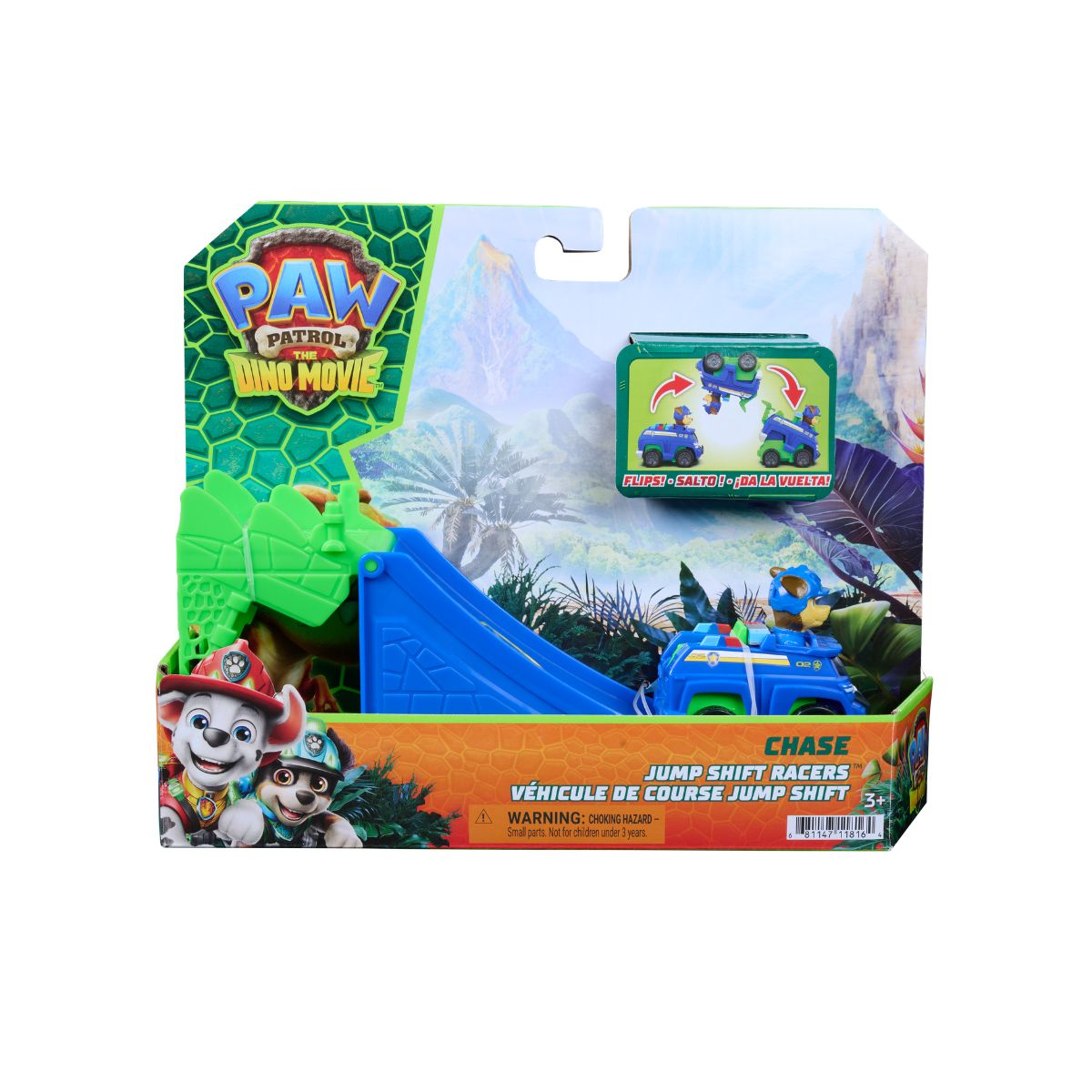 Đồ Chơi Biệt Đội Cứu Hộ Mini Xoay Vòng 360 Độ Phiên Bản Dino PAW PATROL 6076219 - Giao Hàng Ngẫu Nhiên
