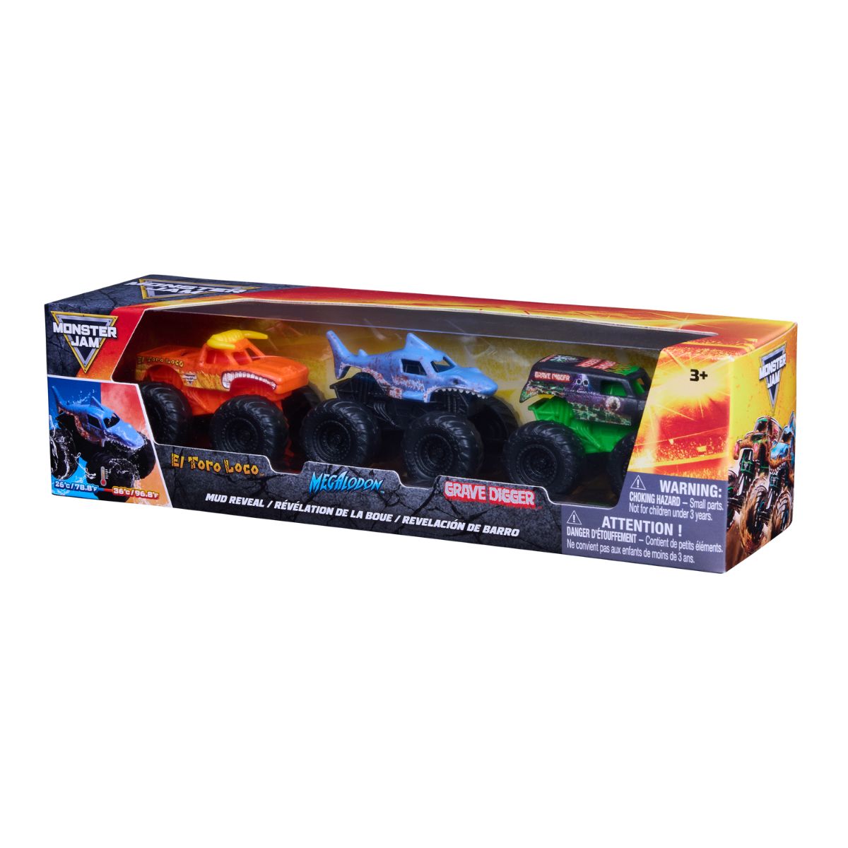Đồ Chơi Bộ 3 Chiến Xe Đổi Màu MONSTER JAM 6076551