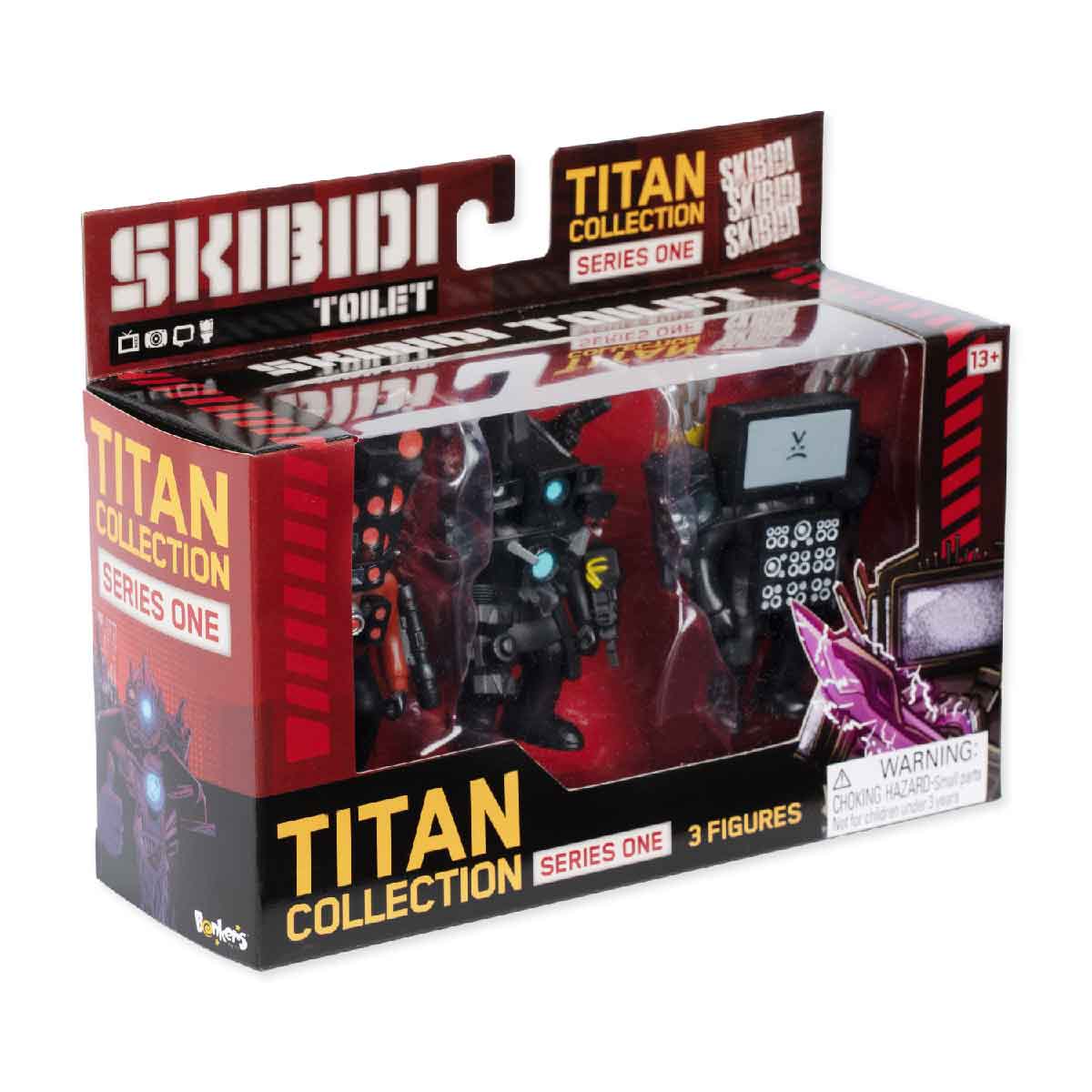 Đồ Chơi Bộ 3 Mô Hình Nhân Vật Titan SKIBIDI TOILET ST13003