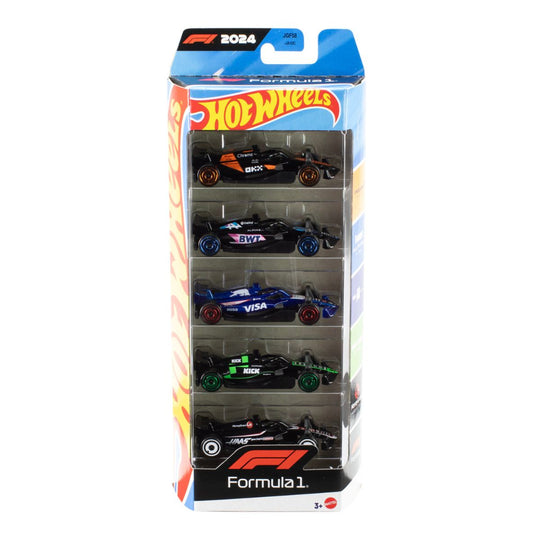 Hot Wheels 5-Piece F1 Racing Supercars Set JGF58