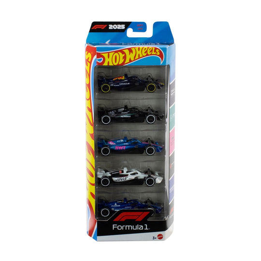 Đồ Chơi Bộ 5 Siêu Xe Đua F1 HOT WHEELS JLN11