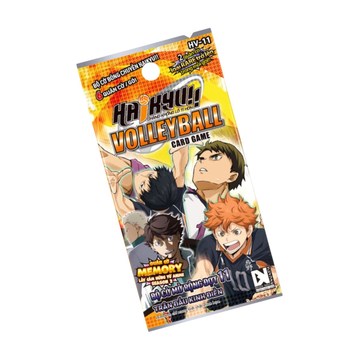 Đồ Chơi Bộ Cờ Bóng Chuyền Haikyu Bộ Cờ Mở Rộng Đợt 11 Trận Đấu Kinh Điển TRADING CARD HV-11