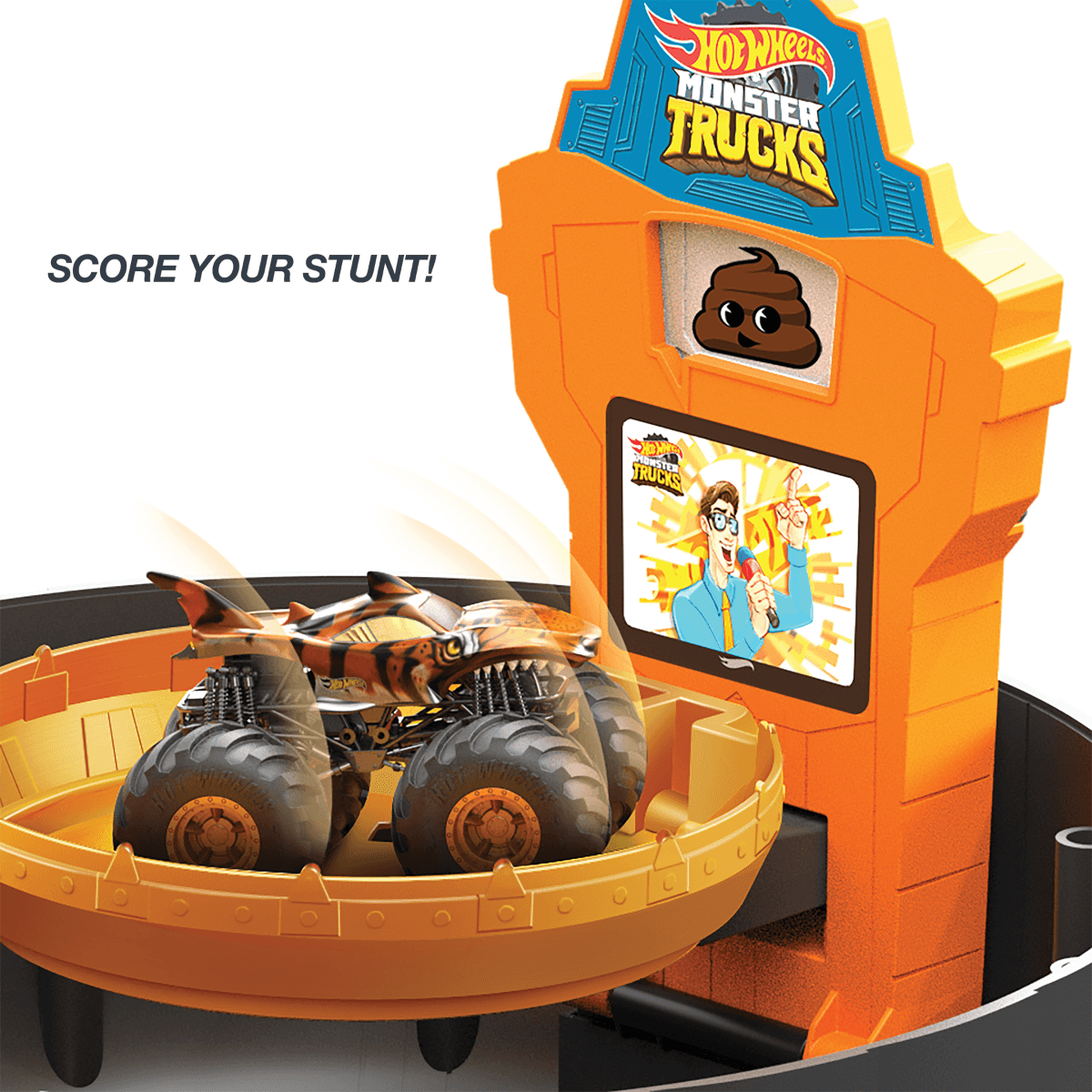 Bộ Đấu Trường - Thử Thách Địa Hình Bánh Xe MONSTER TRUCKS HHY74
